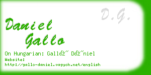 daniel gallo business card